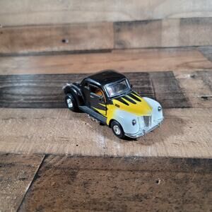 Tootsie Toy 1940 Ford Coupe Toy Die-Cast Car with Yellow Flames